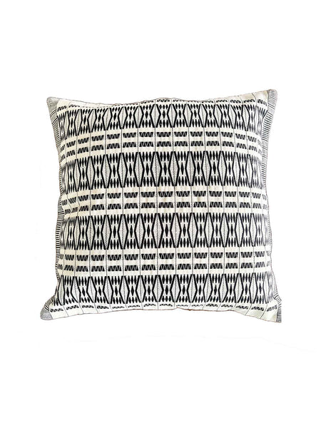 BLACK AND WHITE NAGA CUSHION - BW6