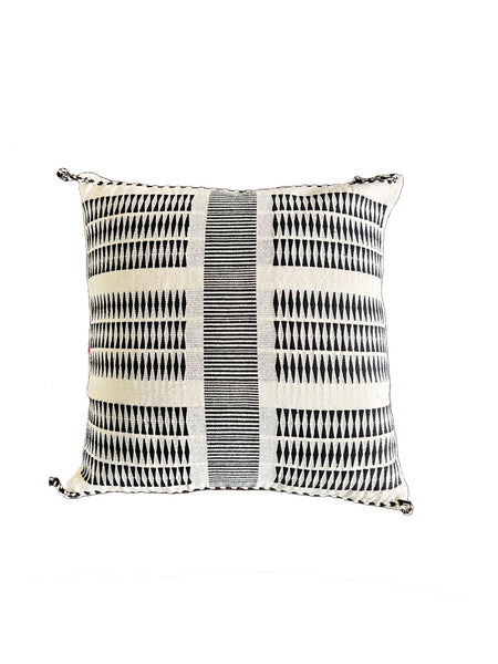 BLACK AND WHITE NAGA CUSHION - BW4