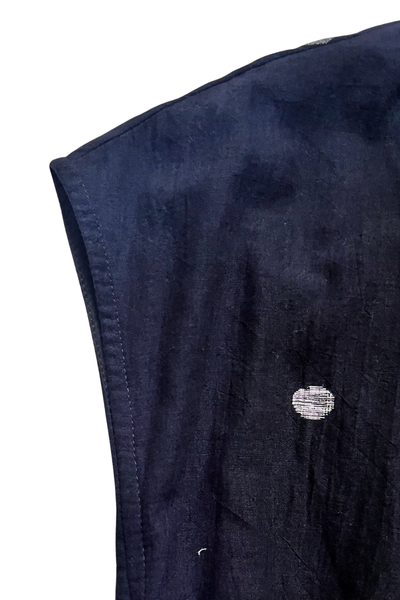 Bella Shift Dress - Black Night White Moon Jamdani