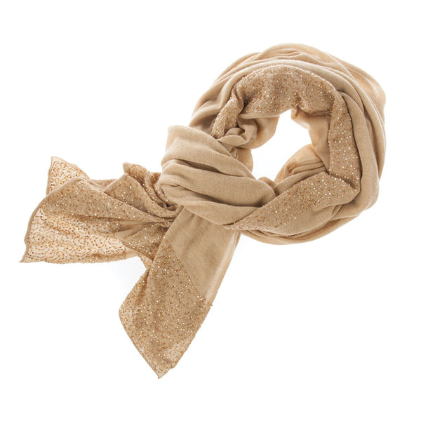 100% Cashmere Wrap With Sequins by Ayesha Cashmere - Luxury Gifts For Her