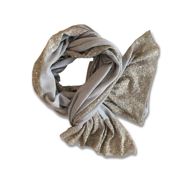 Looking for a grey and gold cashmere wrap