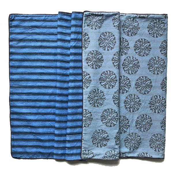 Mix and Match Collection -  Blue, Black and Grey, Ixora and Stripe Runner