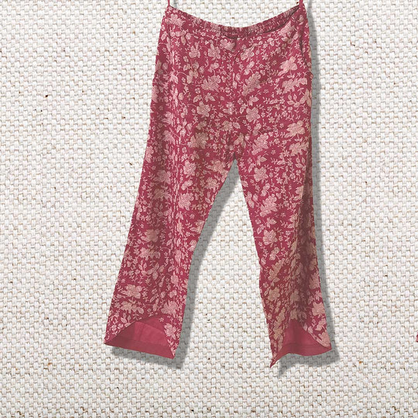 Red and White Floral - Colette Vagabond Pants