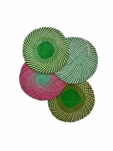 Aurora Sabutan Placemats [Multicoloured]- Set of 4
